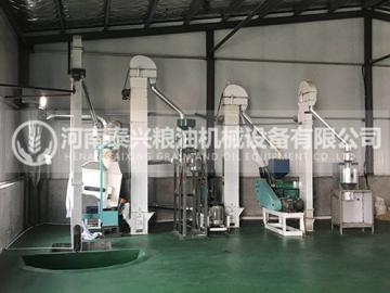 洛陽(yáng)小米加工設(shè)備安裝案例