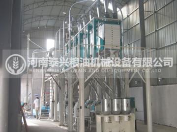 河南南陽(yáng)40噸面粉機(jī)械設(shè)備安裝案例