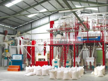 80噸級鋼架式面粉機(jī)組